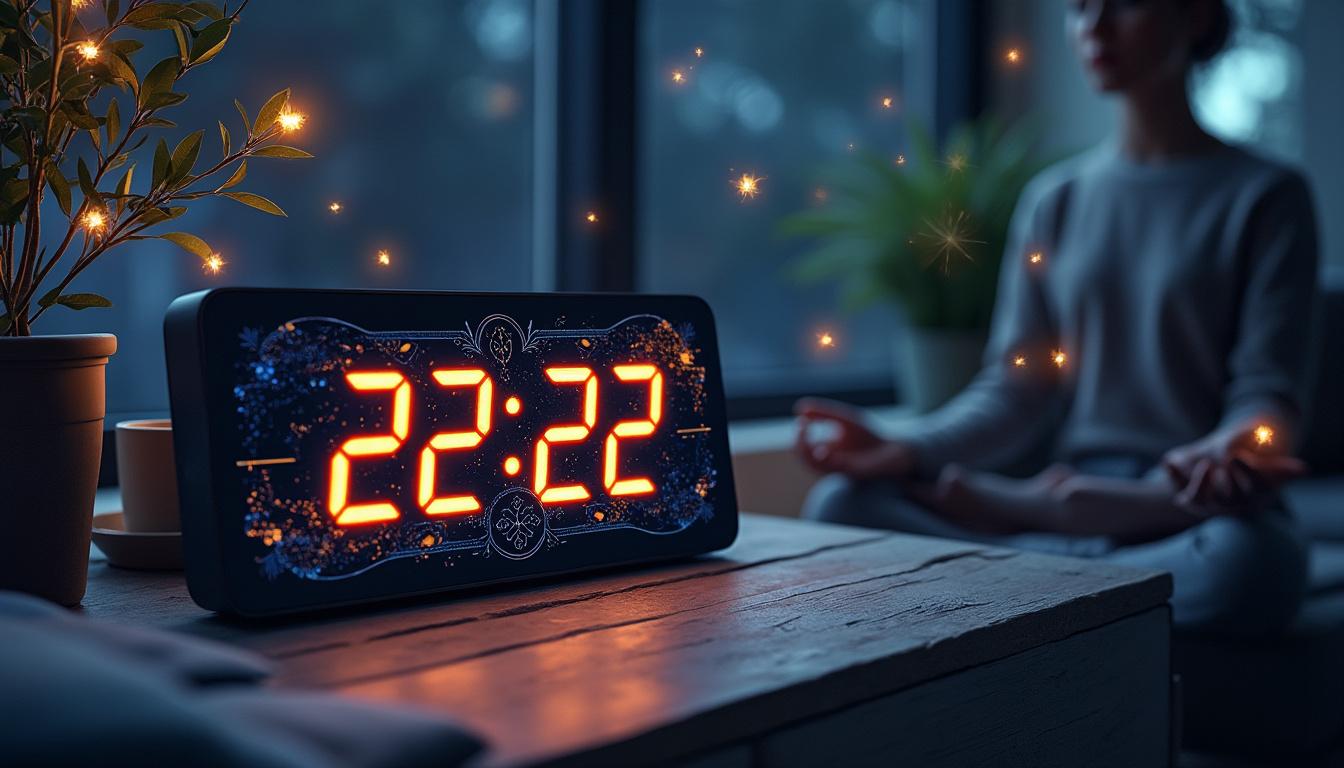 découvrez le sens mystérieux et les messages spirituels derrière l'heure miroir 22h22, et comment cette synchronicité peut influencer votre vie.