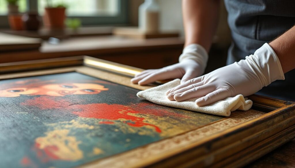 découvrez nos conseils pratiques pour nettoyer un tableau ancien en douceur et préserver son authenticité sans l'endommager.