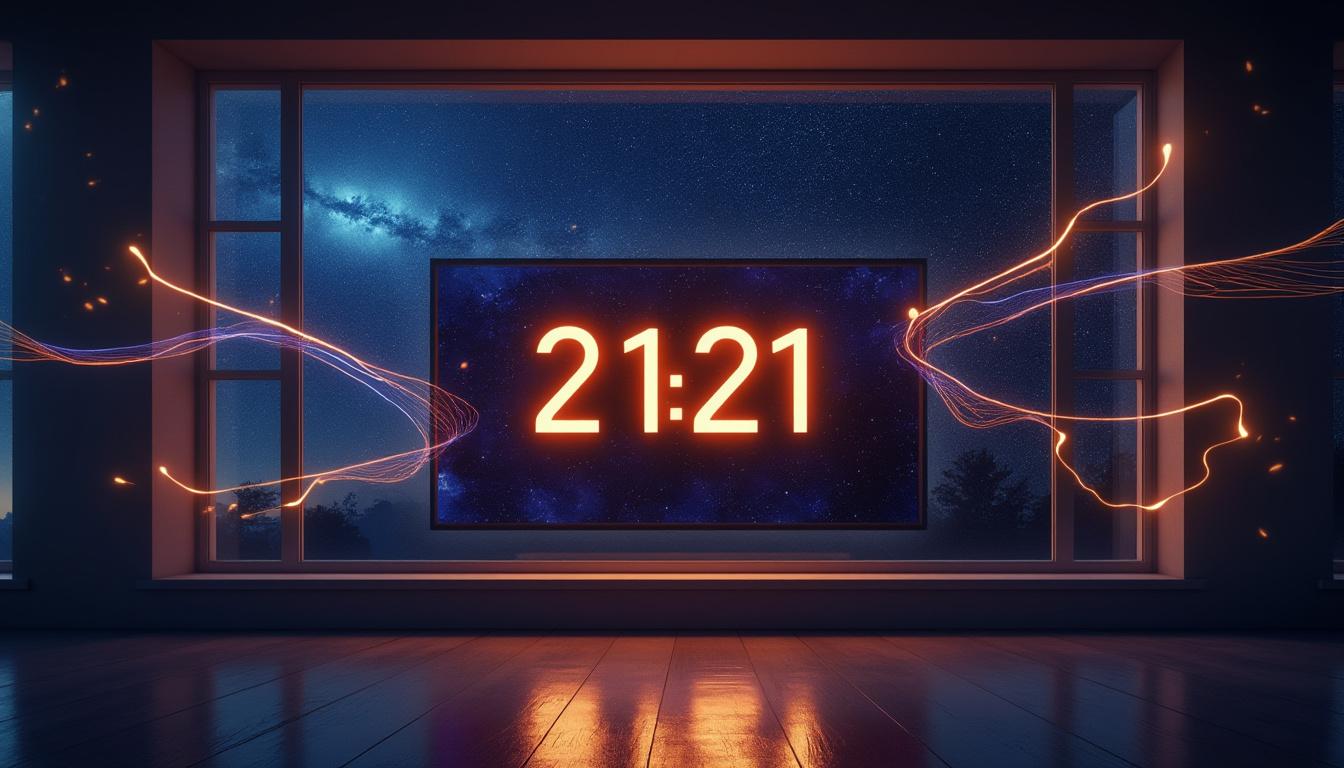 explorez la signification profonde de l'heure miroir 21h21 et découvrez les messages cachés qu'elle vous envoie pour guider votre vie.