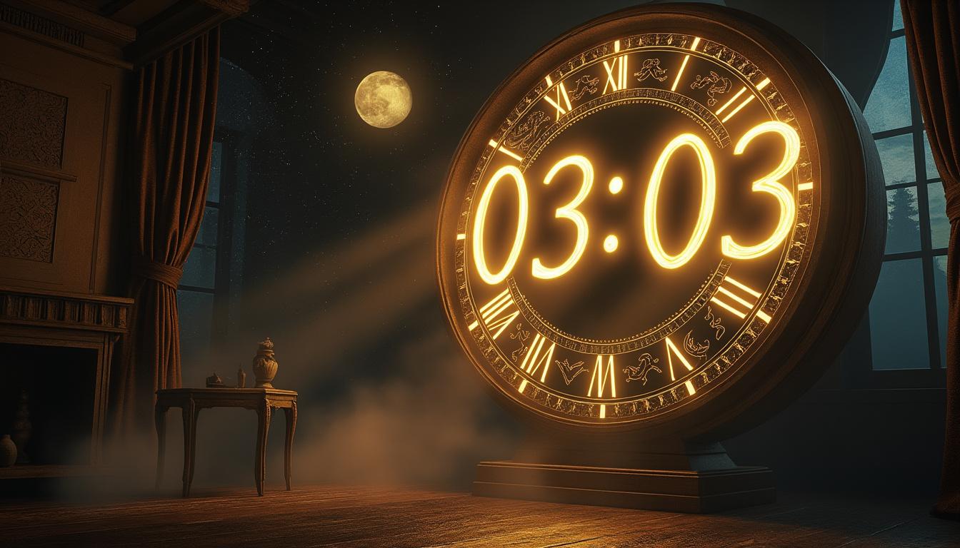 découvrez la signification de l’heure miroir 03h03 et explorez les messages cachés qu’elle transmet pour mieux comprendre votre vie et votre destinée.