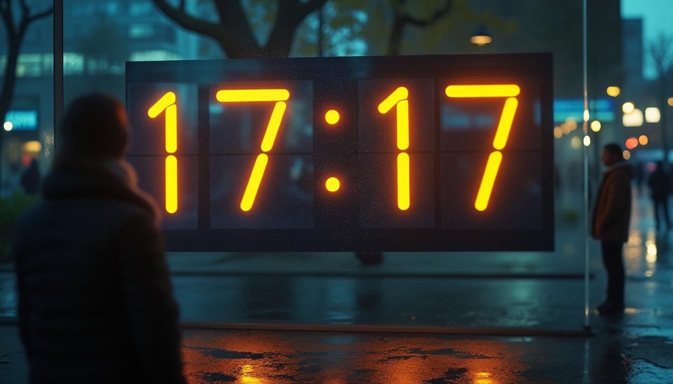 découvrez la signification de l’heure miroir 17h17 et comprenez pourquoi cette heure répétée est importante dans la numérologie et la spiritualité.