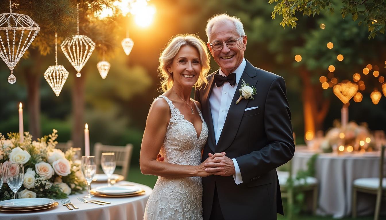 découvrez comment célébrer élégamment vos noces de diamant, marquant 60 ans de mariage avec des idées et conseils pour une fête inoubliable.