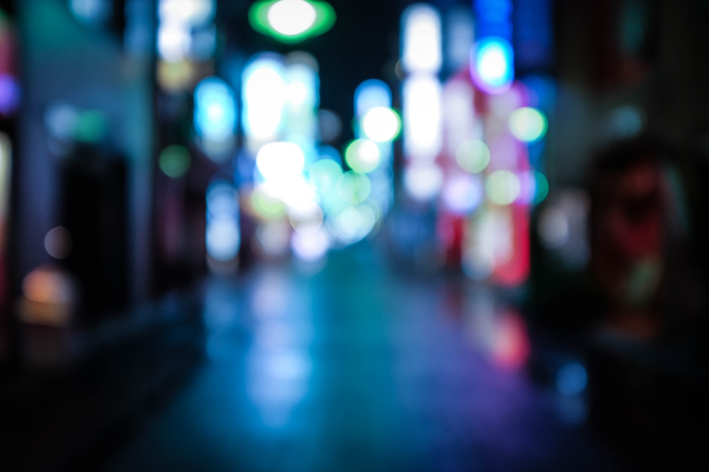 Akasaka on a rainy night