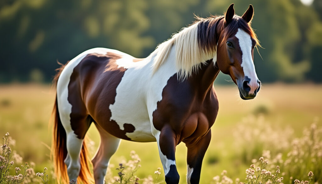 explorez les caractéristiques uniques du paint horse, une race de cheval distinctive reconnue pour son allure élégante, son tempérament doux et ses marques colorées exceptionnelles.