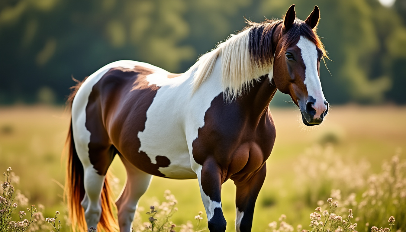 explorez les caractéristiques uniques du paint horse, une race de cheval distinctive reconnue pour son allure élégante, son tempérament doux et ses marques colorées exceptionnelles.