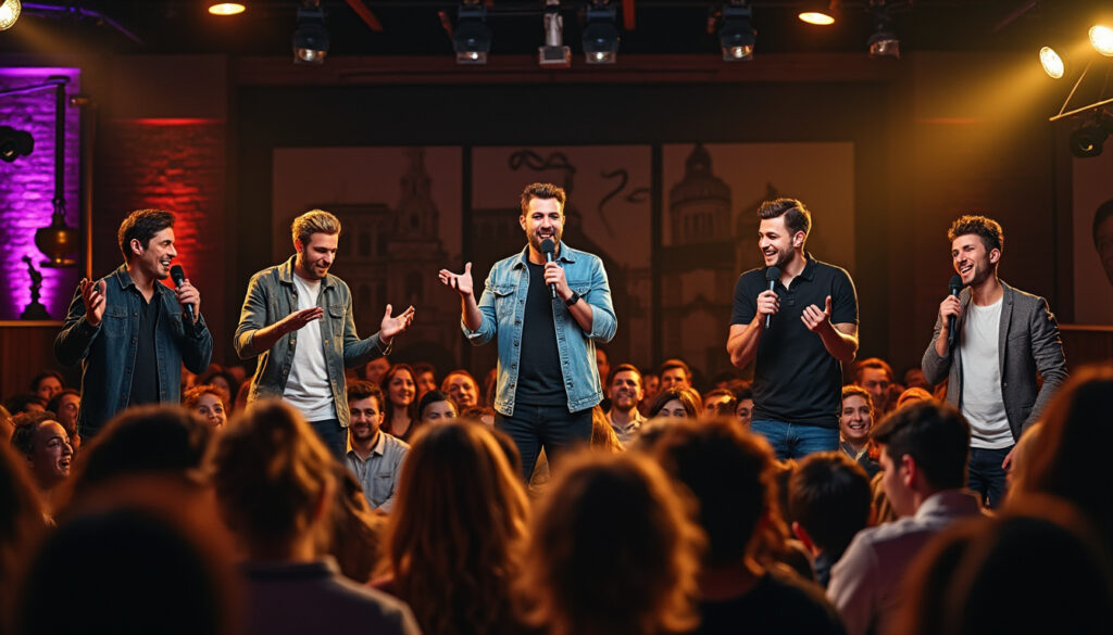 explorez les humoristes belges incontournables qui font rire toute la francophonie avec leur humour unique et décalé.
