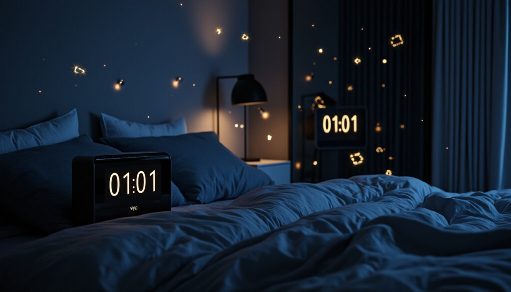 découvrez la signification de l'heure miroir 01h01 et explorez les messages cachés que cette synchronicité peut vous transmettre.