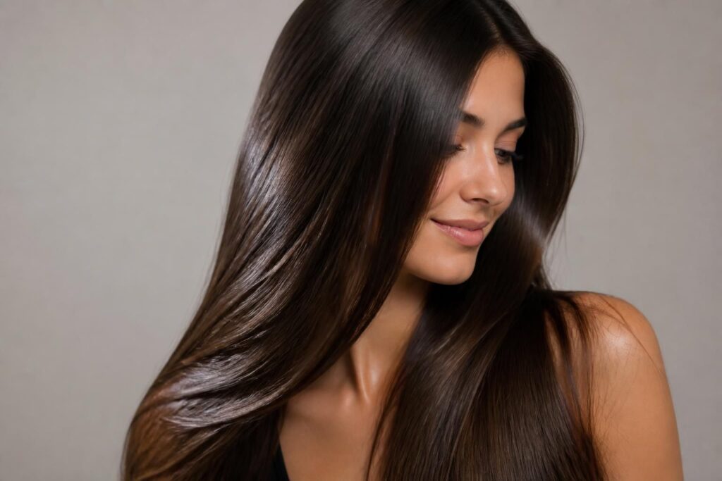 découvrez nos conseils pour sublimer votre couleur brun foncé, obtenir une teinte profonde et des cheveux brillants en toute simplicité.