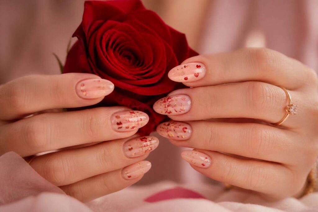 découvrez des idées romantiques et élégantes d'ongles en gel pour célébrer la saint valentin avec style et charme.