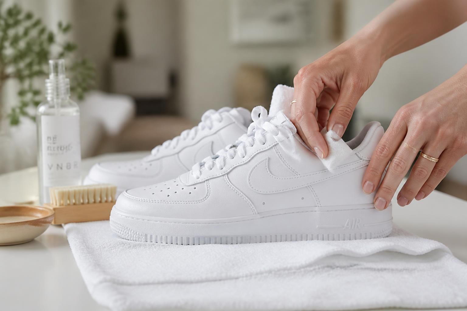 découvrez nos astuces efficaces pour nettoyer vos baskets blanches en cuir sans les abîmer et leur redonner tout leur éclat facilement.