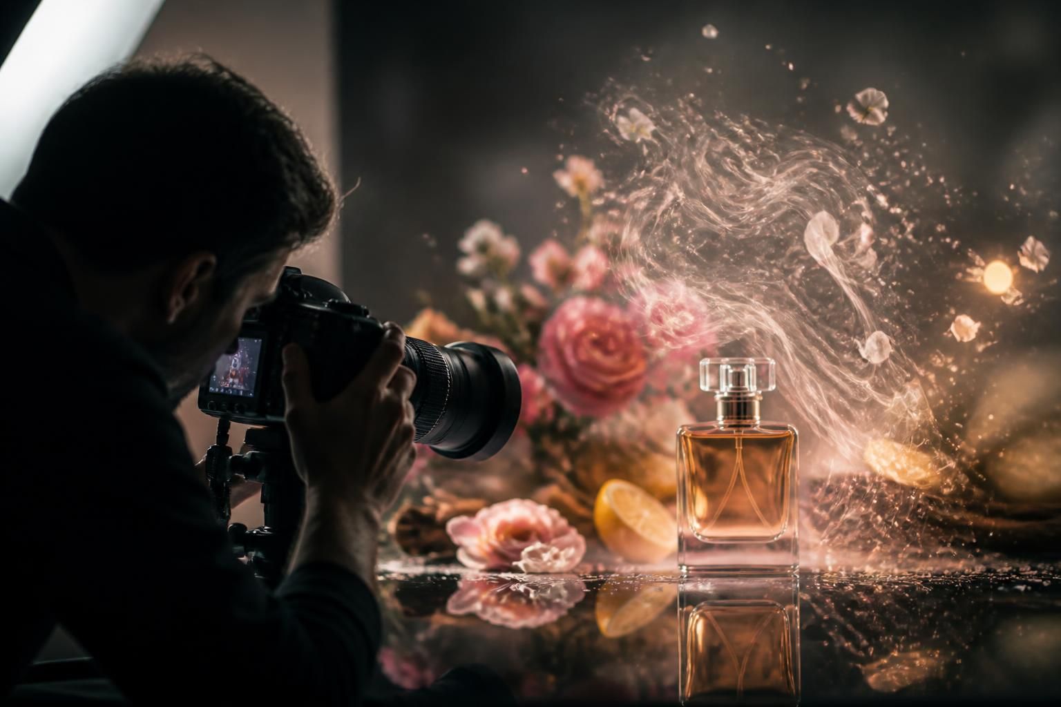découvrez comment un photographe de parfum parvient à capturer l’essence unique d’un parfum en image, mêlant créativité et techniques visuelles pour sublimer chaque fragrance.