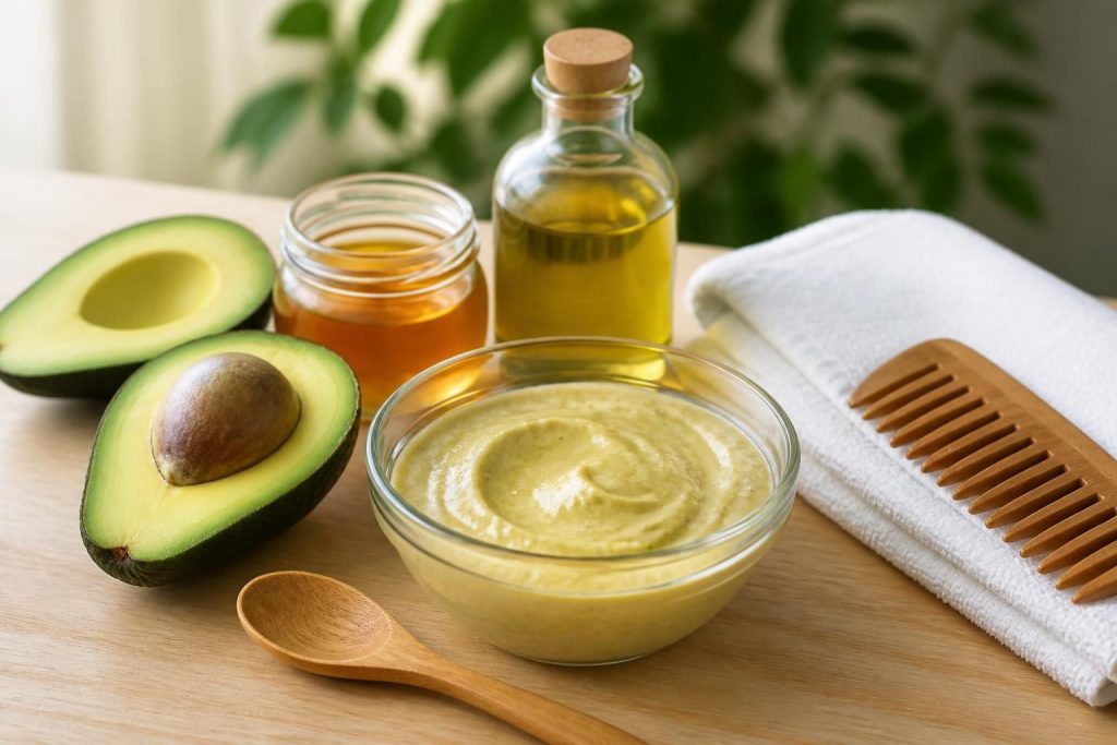 découvrez des recettes efficaces et naturelles de masques maison pour cheveux secs, afin de nourrir et revitaliser votre chevelure en douceur.
