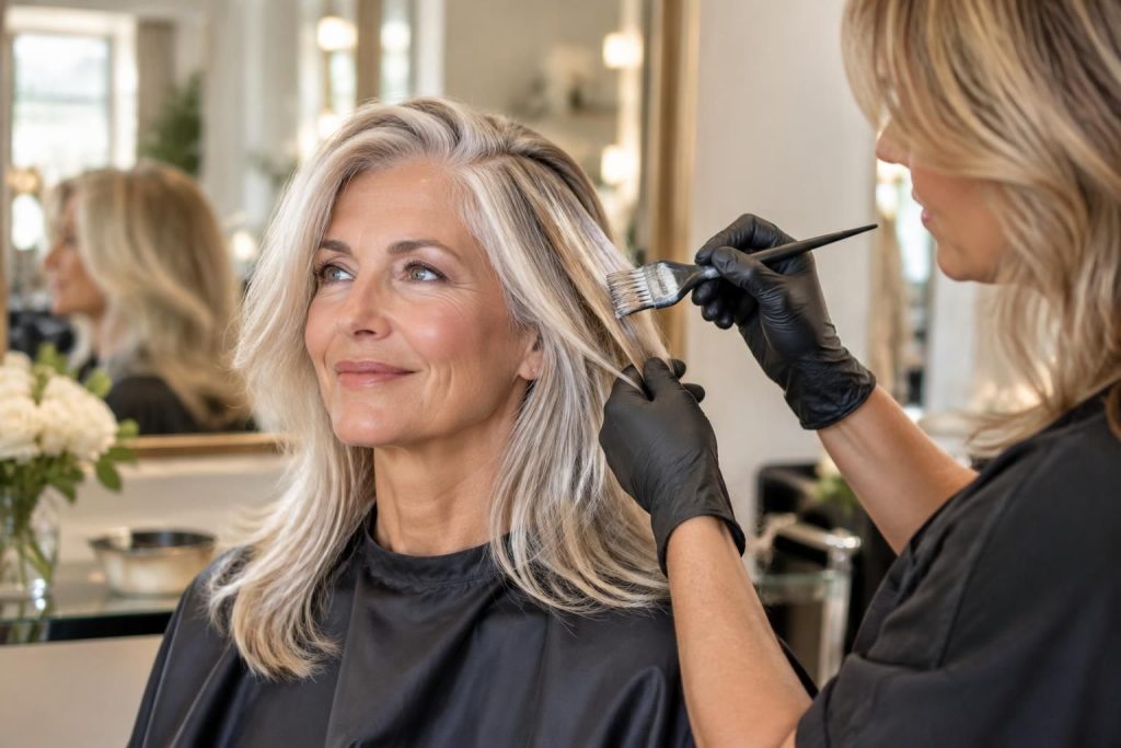 découvrez comment réussir une coloration ton sur ton sur cheveux blancs et obtenir un résultat naturel grâce à nos astuces.