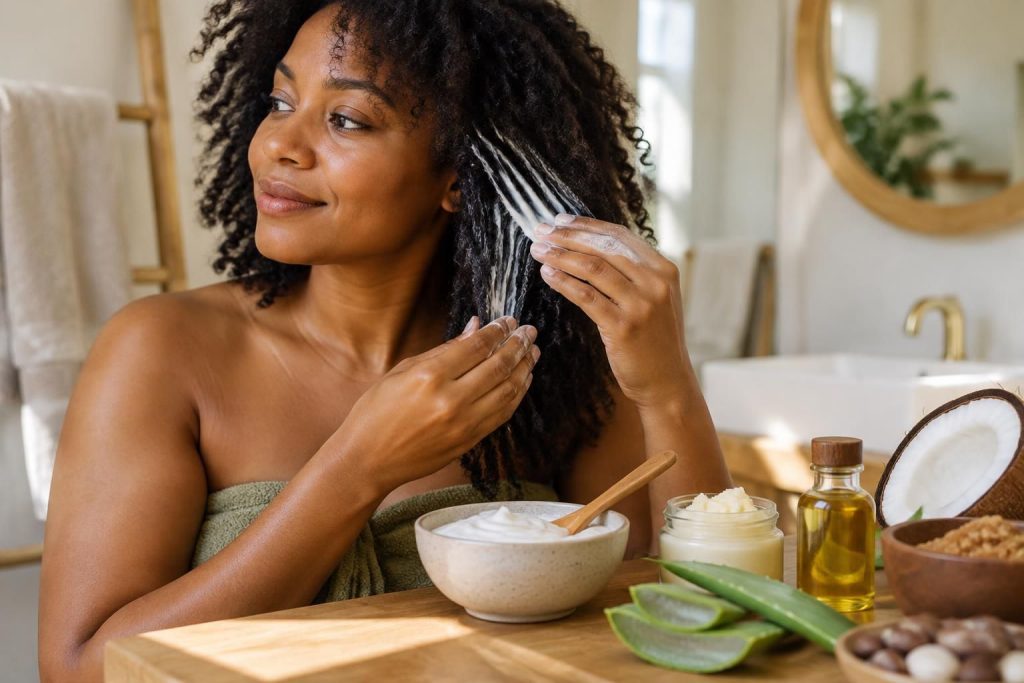 découvrez les meilleurs masques pour cheveux crépus, des recettes maison aux soins prêts à l’emploi, pour nourrir et hydrater vos cheveux en profondeur.